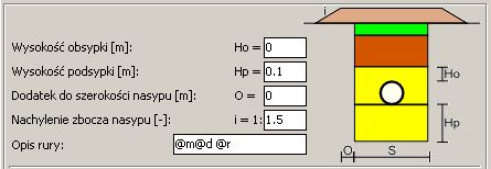 Parametry przekroju